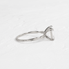 Zoom in on Trestle Ring, Asscher Cut (Platinum)