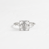Zoom in on Windlass Ring, Asscher Cut (Platinum)