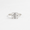 Zoom in on Windlass Ring, Asscher Cut (14k White Gold)