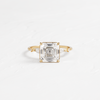 Zoom in on Windlass Ring, Asscher Cut (14k Yellow Gold)