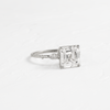 Windlass Ring, Asscher Cut (Platinum)