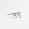 Windlass Ring, Asscher Cut (14k Rose Gold)