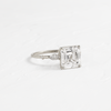 Windlass Ring, Asscher Cut (14k White Gold)