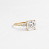 Zoom in on Windlass Ring, Asscher Cut (14k Yellow Gold)