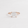 Zoom in on Trestle Ring, Princess Cut (14k Rose Gold)