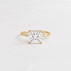 Trestle Ring, Princess Cut (14k Yellow Gold)