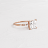 Zoom in on Trestle Ring, Princess Cut (14k Rose Gold)