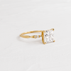 Zoom in on Trestle Ring, Princess Cut (14k Yellow Gold)