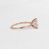 Zoom in on Trestle Ring, Princess Cut (14k Rose Gold)
