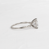 Zoom in on Trestle Ring, Princess Cut (14k White Gold)
