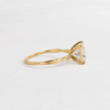 Zoom in on Trestle Ring, Princess Cut (14k Yellow Gold)