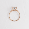 Zoom in on Trestle Ring, Princess Cut (14k Rose Gold)