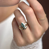 Zoom in on Moonrise Ring, 1.29ct. Lab-Grown Green Diamond