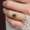 Zoom in on Distance Ring, 2.32ct. Yellowish-Green Thai Sapphire