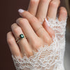 Zoom in on Distance Ring, 2.63ct. Green-Blue Australian Sapphire