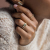 Zoom in on Wingspan Ring, 1ct. Lab-Grown Green Diamond