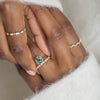 Zoom in on Winters Eve Ring, 1.34ct. Green-Blue Australian Sapphire
