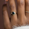 Zoom in on Evenfall Ring, 1.47ct. Green-Blue Australian Sapphire