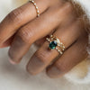 Zoom in on Distance Ring, 2.02ct. Bluish Green Thai Sapphire