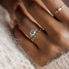 Zoom in on Poppy Seed Ring, 1.2ct. Lab-Grown Green Diamond