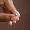 Poppy Seed Ring, 1.2ct. Lab-Grown Green Diamond