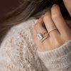 Zoom in on To A Flame Ring, 4.25ct. Lab-Grown Emerald Cut