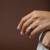 Zoom in on To A Flame Ring, 4.25ct. Lab-Grown Emerald Cut