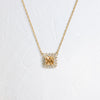 Lattice Necklace (14k Yellow Gold)