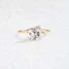 To A Flame Ring, Asscher Cut (14k Yellow Gold)