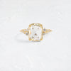 Snowdrift Ring, 2ct. Cushion Rose Cut - OOS (14k Yellow Gold)