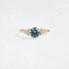 Snowdrift Ring, 1.12ct. Aqua Montana Sapphire - OOS (14k Yellow Gold)