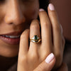 Zoom in on Sunlit Ring, 1.61ct. Green Sapphire