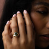 Zoom in on Sunlit Ring, 1.61ct. Green Sapphire