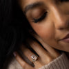 Zoom in on Snowdrift Ring, 3.08ct. Lab-Grown Pink Diamond - OOS