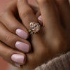 Zoom in on Snowdrift Ring, 3.08ct. Lab-Grown Pink Diamond - OOS
