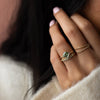 Windlass Ring, 1.8ct. Yellowish Green Montana Sapphire