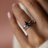 Windlass Ring, 1.22ct. Color Change Blue-Purple Sapphire