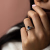 Windlass Ring, 1.22ct. Color Change Blue-Purple Sapphire
