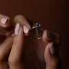 To A Flame Ring, 1.45ct. Sky Blue Madagascar Sapphire