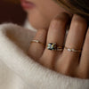 Zoom in on To A Flame Ring, 1.72ct. Bicolor Blue and Yellow Montana Sapphire