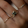 Zoom in on To A Flame Ring, 1.72ct. Bicolor Blue and Yellow Montana Sapphire