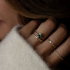Zoom in on To A Flame Ring, 1.5ct. Yellow-Green Sapphire