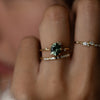 Zoom in on To A Flame Ring, 1.5ct. Yellow-Green Sapphire