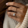 Zoom in on Hillside Ring, 2.25ct. Lab-Grown East-West Oval Cut