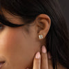 Zoom in on Threaded Studs, Asscher Cut