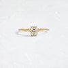 Touchpoints Ring, 0.89ct. Natural Champagne Diamond (14k Yellow Gold)