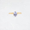 Touchpoints Ring, 0.92ct. Pale Purple Madagascar Sapphire (14k Yellow Gold)