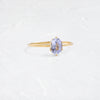 Touchpoints Ring, 0.92ct. Pale Purple Madagascar Sapphire (14k Yellow Gold)