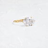 Hillside Ring, 2.25ct. Lab-Grown East-West Oval Cut (14k Yellow Gold)