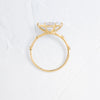 Hillside Ring, 2.25ct. Lab-Grown East-West Oval Cut (14k Yellow Gold)